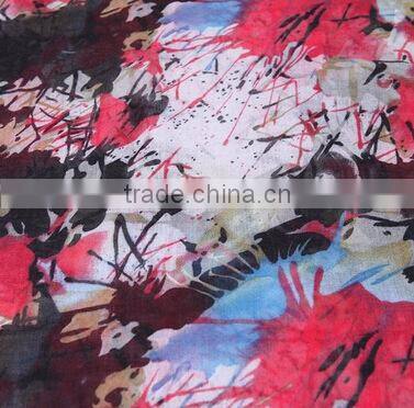 Top-selling Foreign Trade Attractive Splash-ink Printing Fashion Infinity Shawl Round Neck Scarf