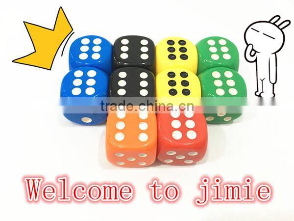 15mm round corner colored dice