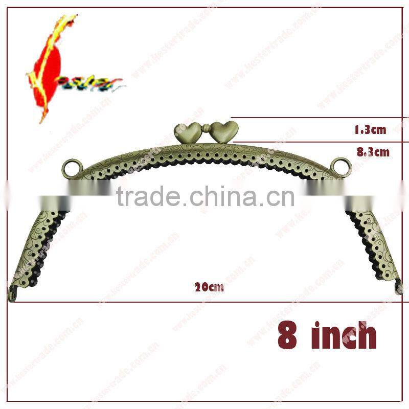 8inch Antique-brass purse frames wholesale