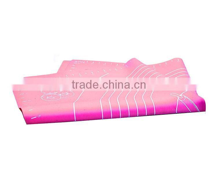 Silicone Work Rolling Baking Mat with Measurements