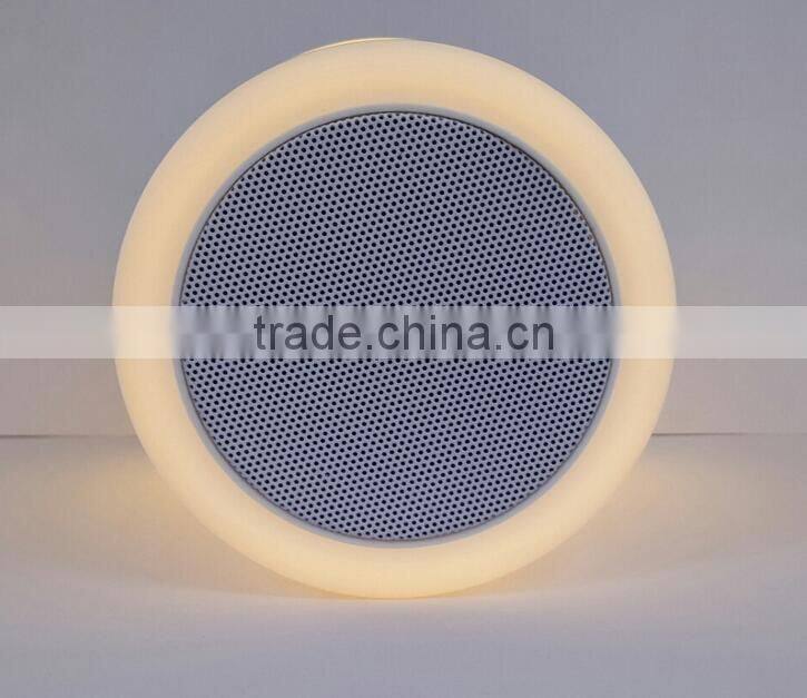 Wireless Bluetooth Speaker Hands-free Call Colorful Touch LED Light Lamp With TF Card Music Player Smart Speakers Subwoofer