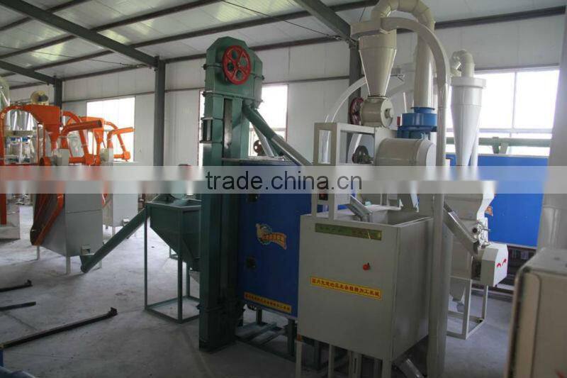 Automatic maize flour mill plant with low price and best service