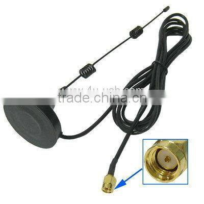 Shenzhen Wholesale 2.4GHZ. 3DB Wireless Network Antenna RP-SMA
