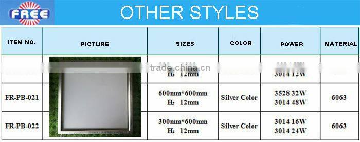 LED frame housing parts for 24w panel lamp,aluminum die casting,factory manufacturing