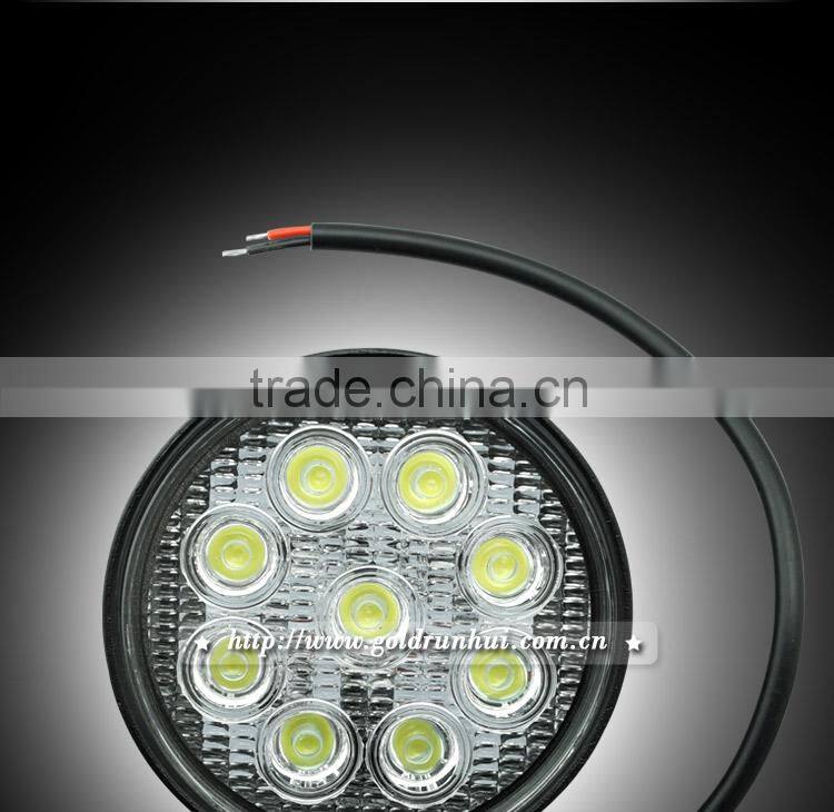 GoldRunhui RH-L0450 27W Hotsale LED Work Light Tractor Led Work Lamp