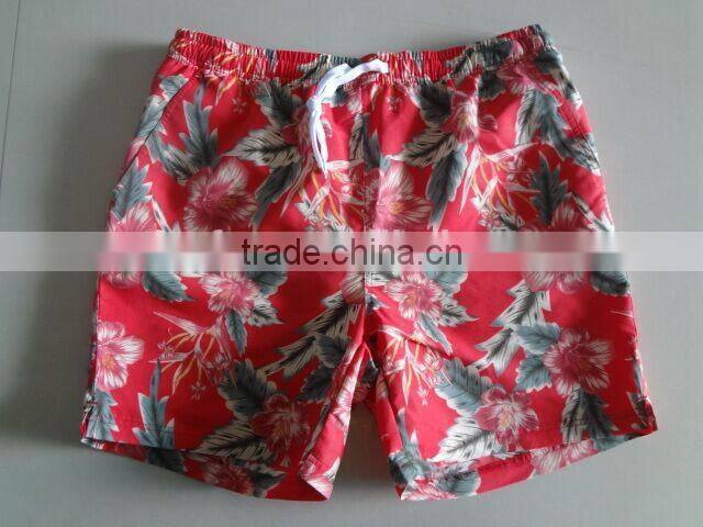 Floral Printing Colorful Hawaiian Shorts