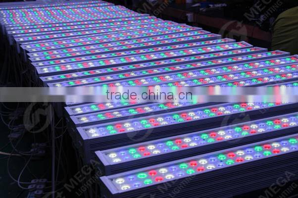 72x3W waterproof ip65 dmx outdoor led wall washer light