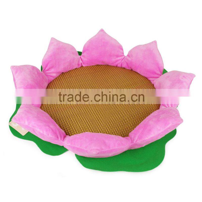 Fashion styles washable clear comfortable warm funny cute lotus pet bed for dog of Rosey Form