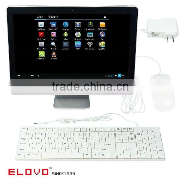15.6"LCD 1366*768 wm8880 dual core CPU Android 4.2.2 Jelly Bean OS all in one