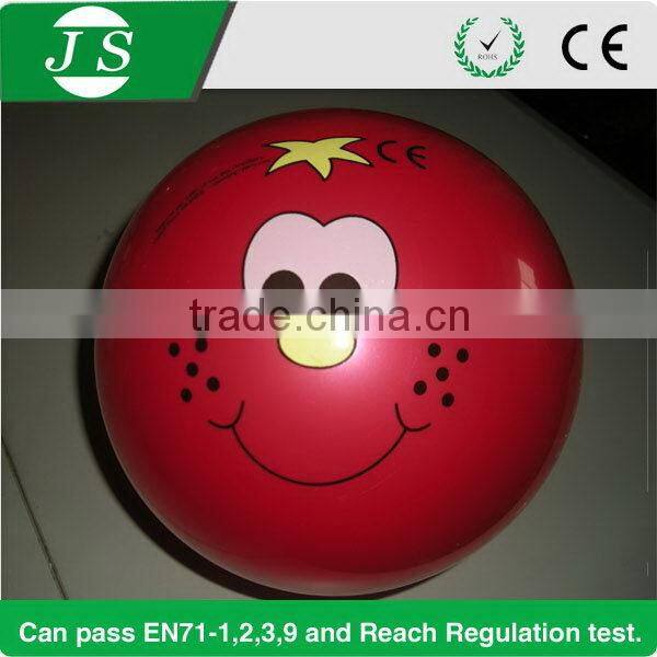 Fashionable innovative 10cm JS ball PVC ball