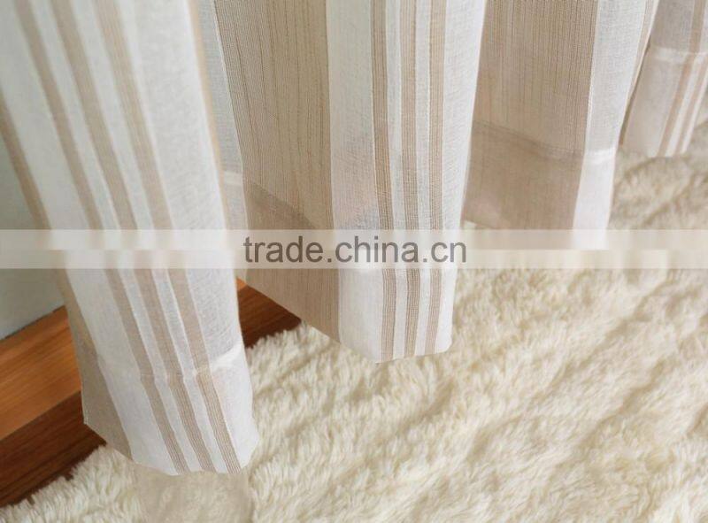 Polyester Linen Curtain Gauzes Fabric