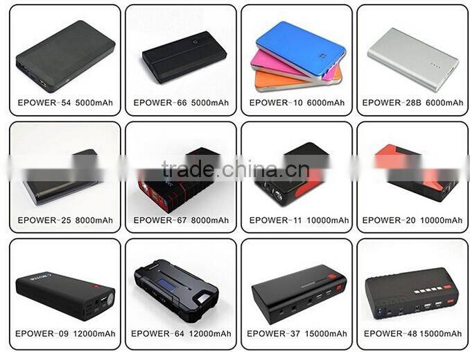 yellow and black case CARKU portable jump starter 18000mAh car battery booster