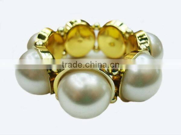 Newest Development Big Pearl Cab Bracelet