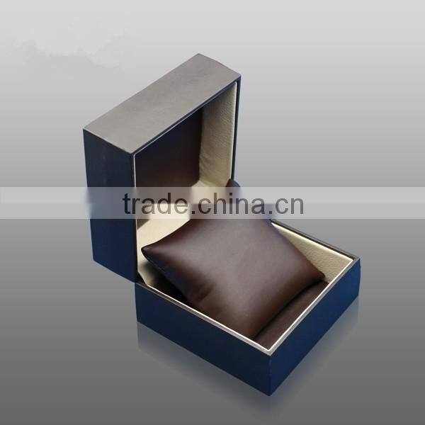Classics chocolate color plastic single watch box gift single watch box