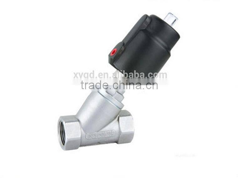 Stainless Steel Pneumatic Control Piston Angle Seat Valve