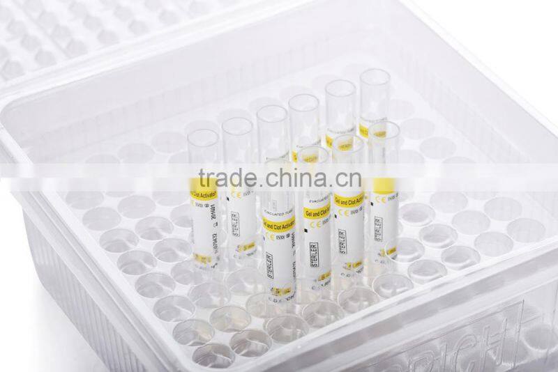 Single-Use Tube Container, storage of blood collection tube