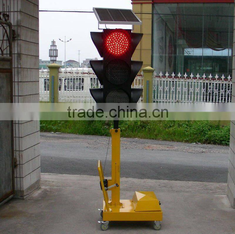 Production high brightness Solar LED Traffic Light