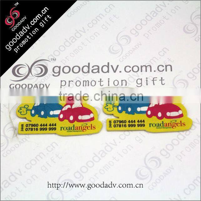 Hanging scent paper card cartoon car shape paper car air freshener
