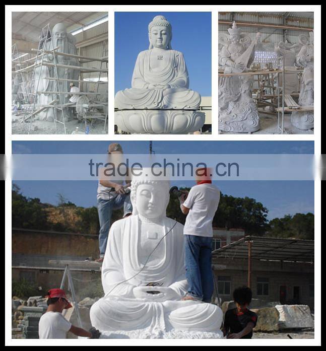 Hot Sale Hand Made Carved Stone Tibetan Buddha Statues