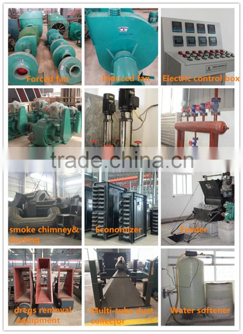 Industrial dzl series automatic chain grate coal fired hot wataer boiler for hotel and bathhouse