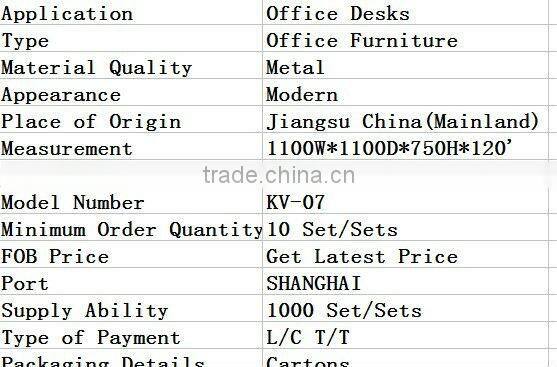 3 people office table