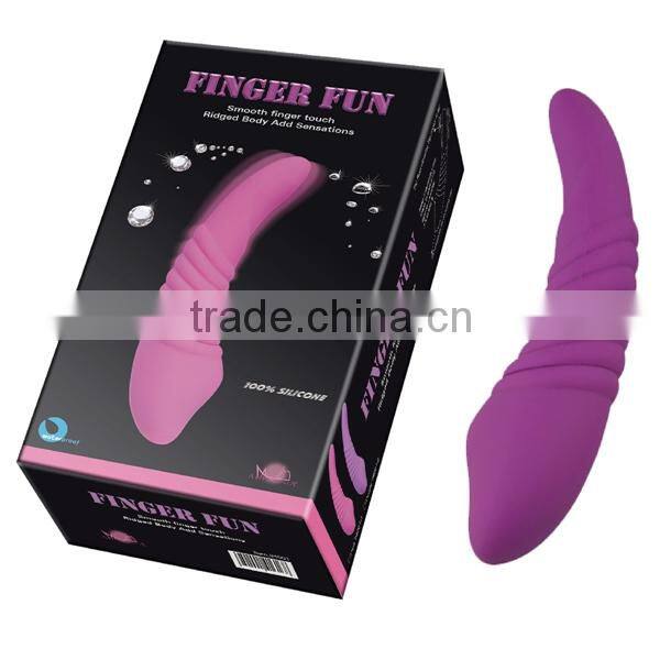 Luxury Silicone Finger Vibrator and Rechargeable Lady Finger Vibrator