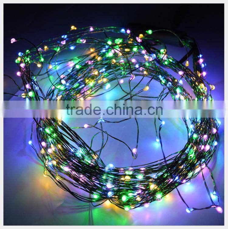 LED copper wire large vine light string for house decoration
