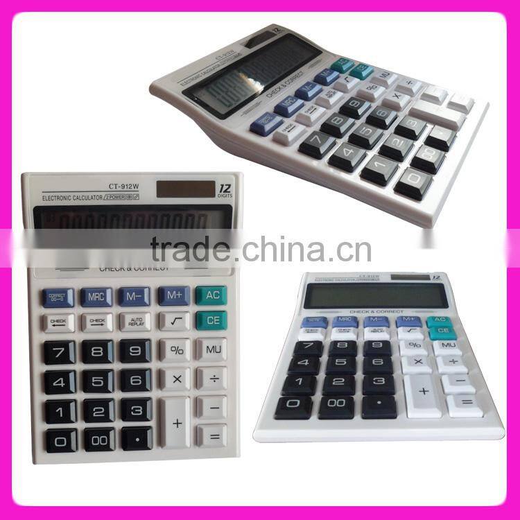 12 digit electronic desktop office big calculator