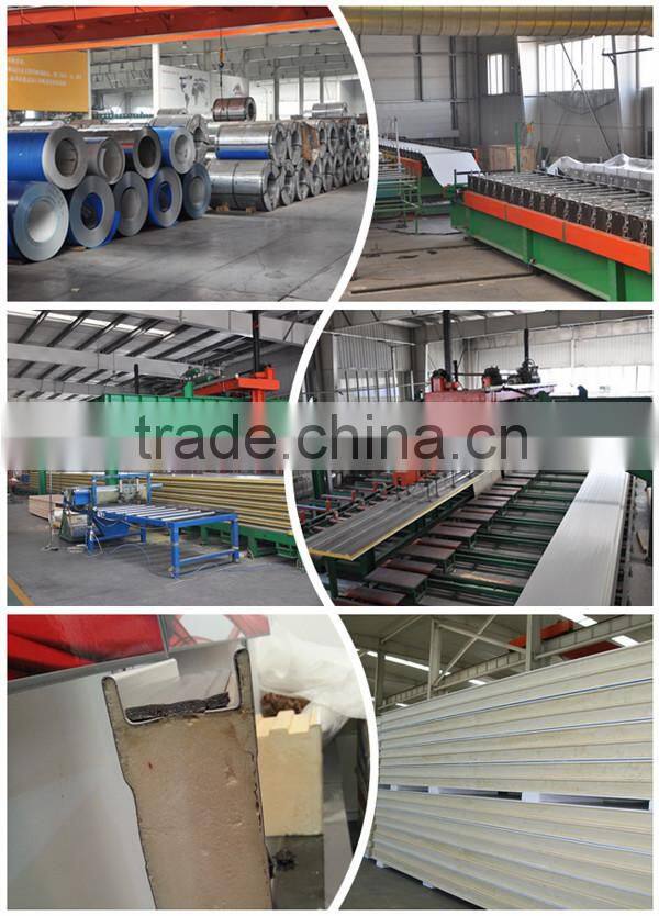 PU Sandwich Panel Interior Metal Wall Panels