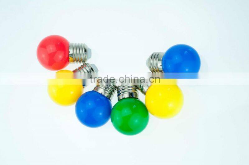 Factory wholesale holiday decoration E27 360 degree colorful smart 0.5W 1W led bulb light b22