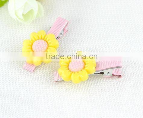 flower plastic hair clip kids hair accessories set