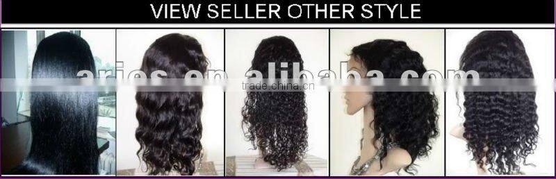 Full Lace European Virgin #24 Natural Blonde Human Hair Wig 12"