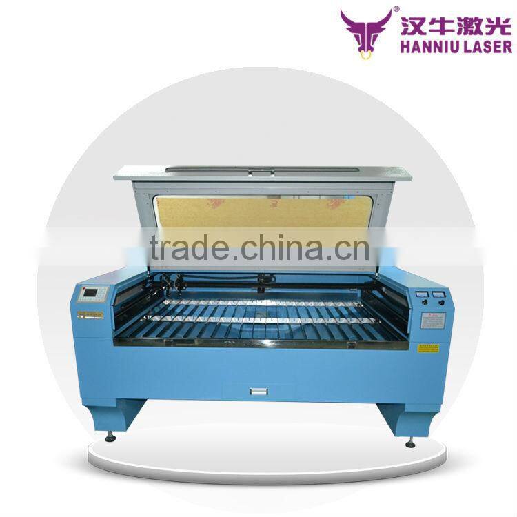 LK1480 factory price Hanniu Co2 garment clothing laser cutter for sale