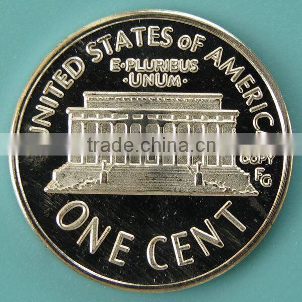 A61 1 Gram 999 Fine Silver Lincoln 1 Cent Round Coin