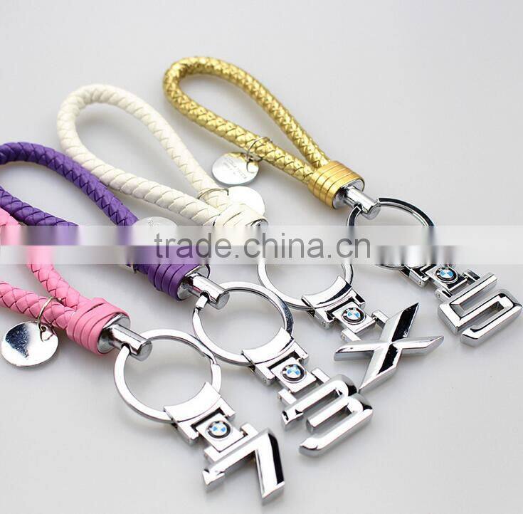 Low Moq Silver Color Custom Bmw Keychain