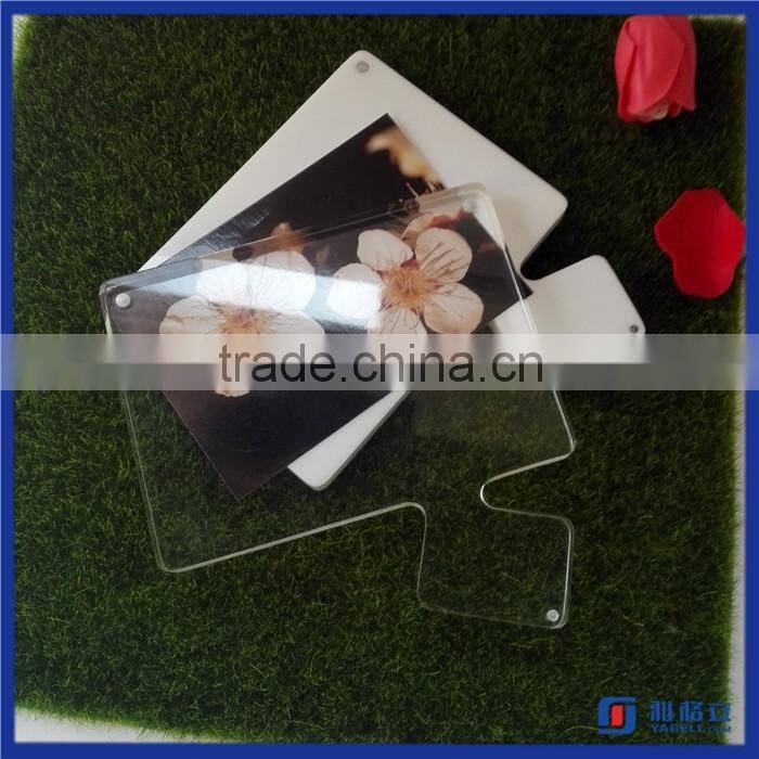 Hot Sell Low Price Acrylic Desk Magnetic Picture Frames / New Cheap Acrylic Picture Frames 5x7