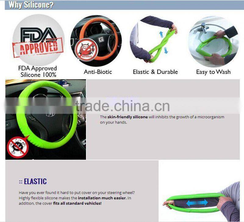 Hot warm flexible bus steering wheel cover