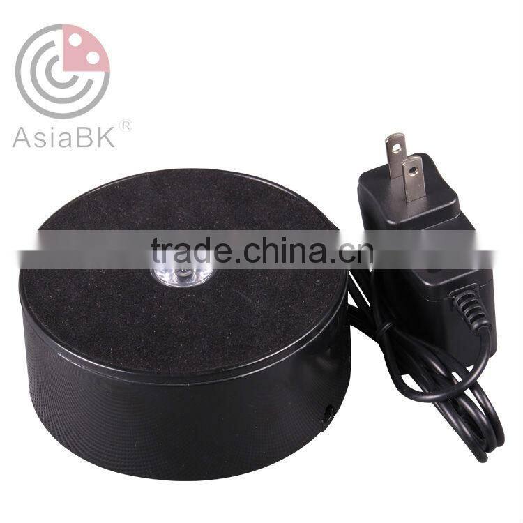 dia10cm--battery powered LED display base/holder urntablefor photography props 3d scanning Christmas tree rotating display and m