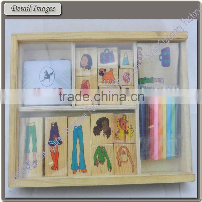 School Stationery Set,Jigsaw Puzzle & Mini Color Pencil