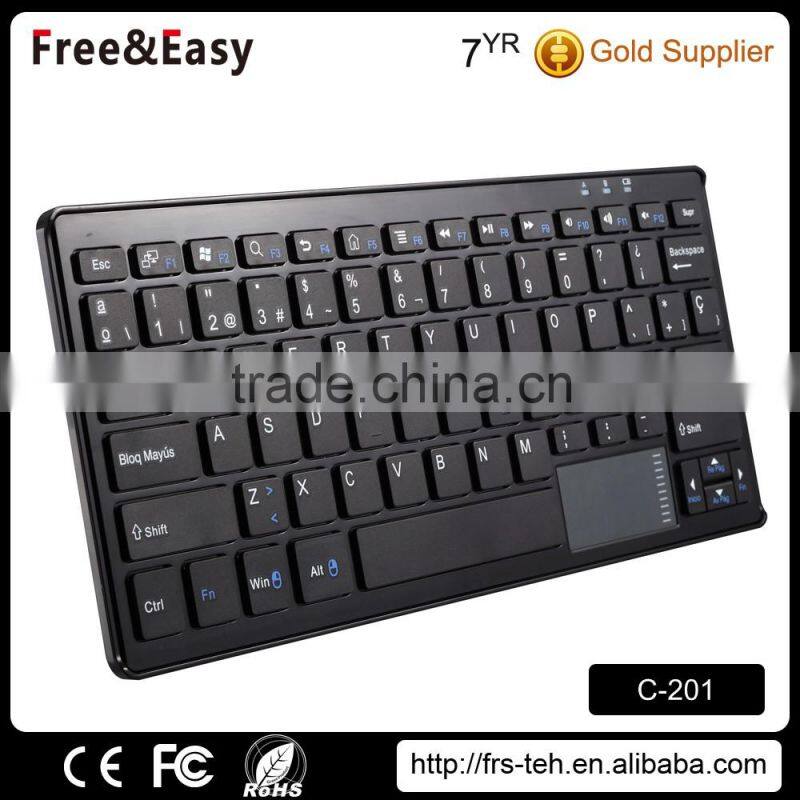 2.4G Mini Wireless Interface Type Touch bluetooth 3.0 keyboard for android