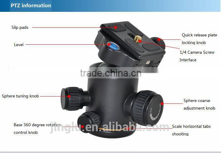 New QZSD-02 Metal Ball Head Ballhead Quick Release Plate for Tripod SLR Camera