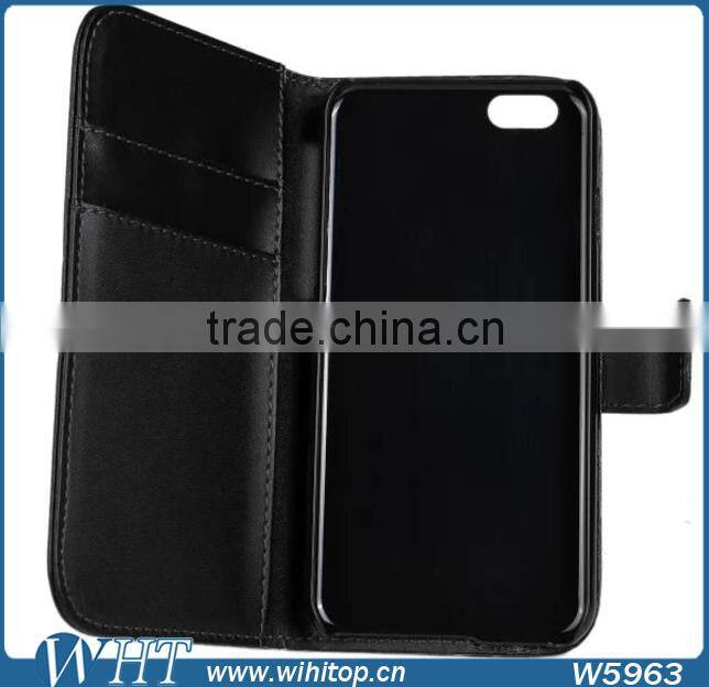 5.5 Inch Leather Case for iPhone 6 Puls Flip Wallet Case with Ultra Thin Stand New Phone Case