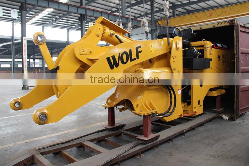 WOLF new brand 5 ton loader with Shangchai C6121 engine 162kw