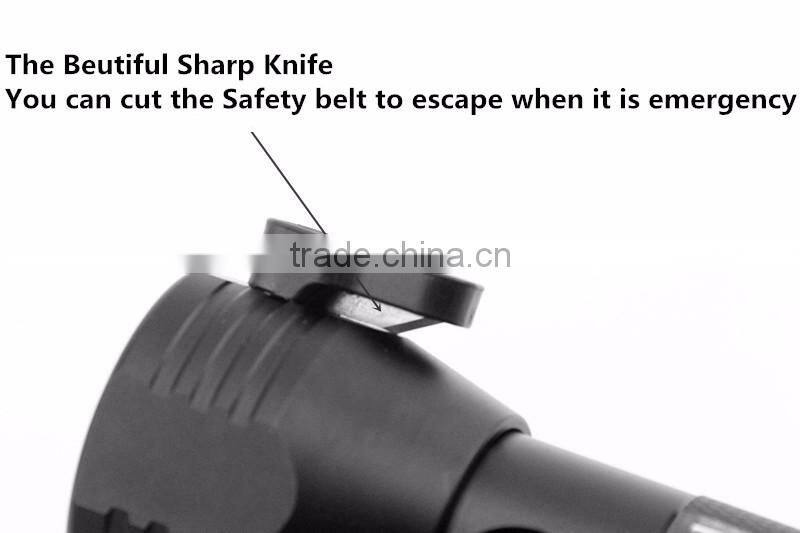 Gift Box-2016 NewTen functions in One Flashlight,Solar LED Torch With Hammer Campus USB Android Output Car Essential Emmergency