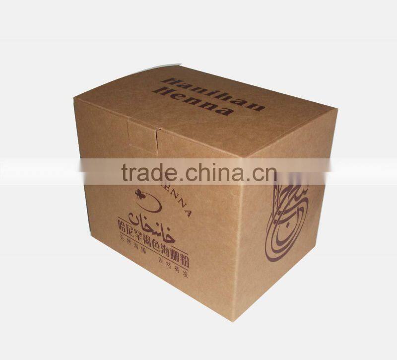kraft paper packing box printing