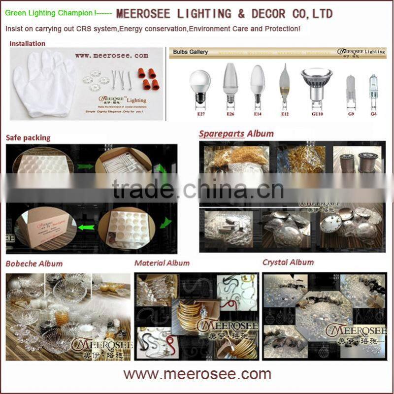 New Arrival Best Selling Crystal Decoration Art Lamp with Lampshades MD8240 L27 D1150mm H850mm