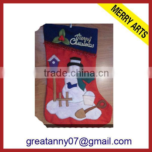 wall sticker santa stocking for christmas christmas decoration stocking wholesale