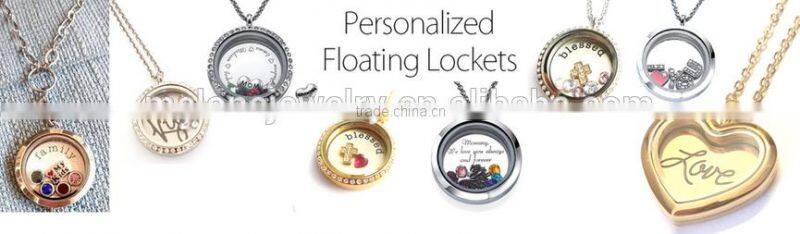 2016 Trendy Heart Shape Love Stainless Steel Living Memory Locket Plates