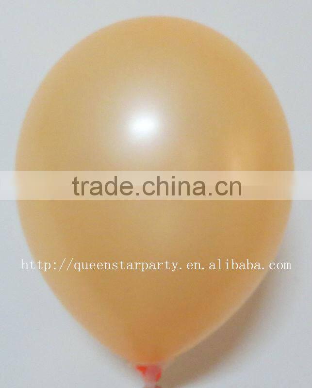 Natural latex helium balloon party balloon Neon color orange