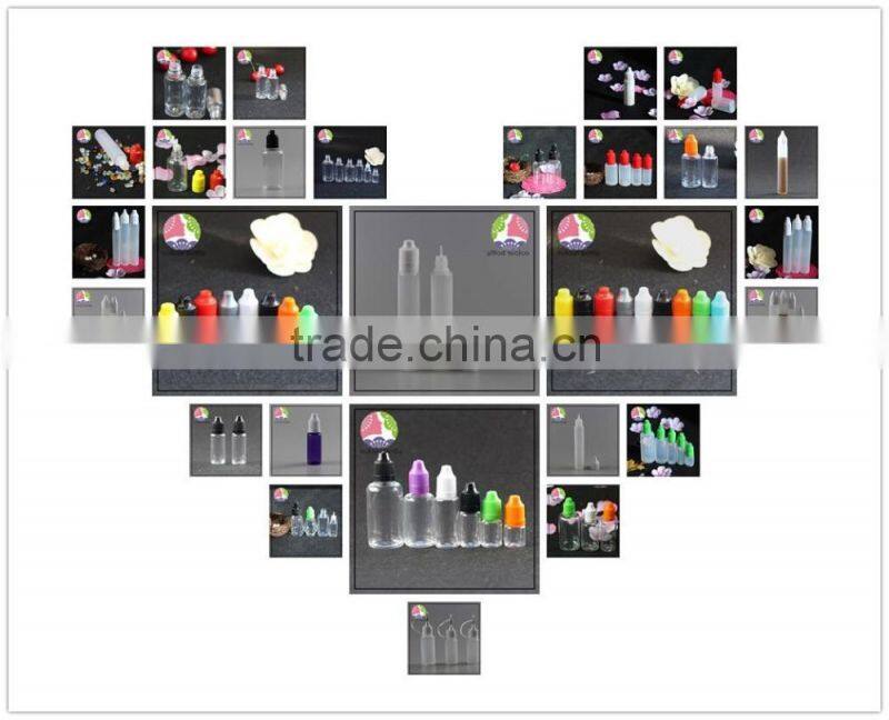 trade assurance 10ml plastic blue pet dropper bottle ,10ml plastic e juice botlte with tip dropper,10ml plastic e liquid vial